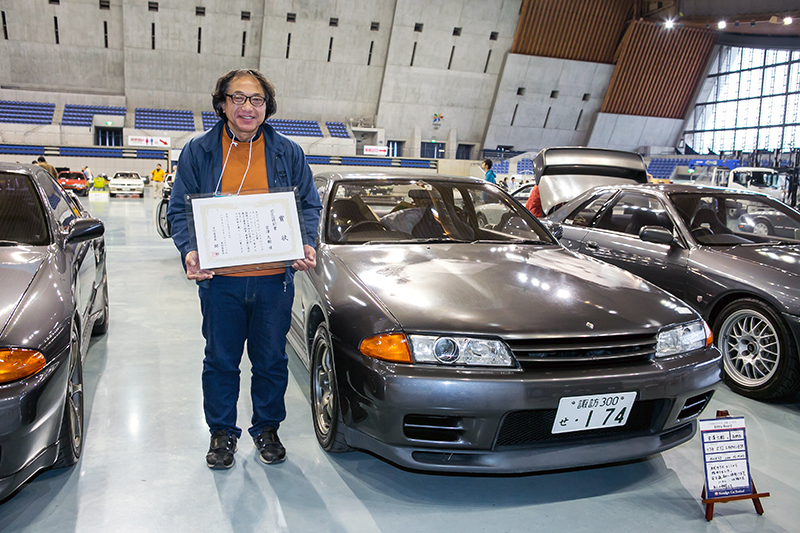 ▼Gulf特別賞：宮澤 久樹さん所有の「R32スカイラインGT-R」